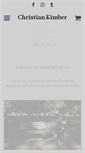 Mobile Screenshot of christiankimber.com
